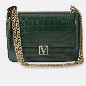 Victoria’s Secret emerald bag.